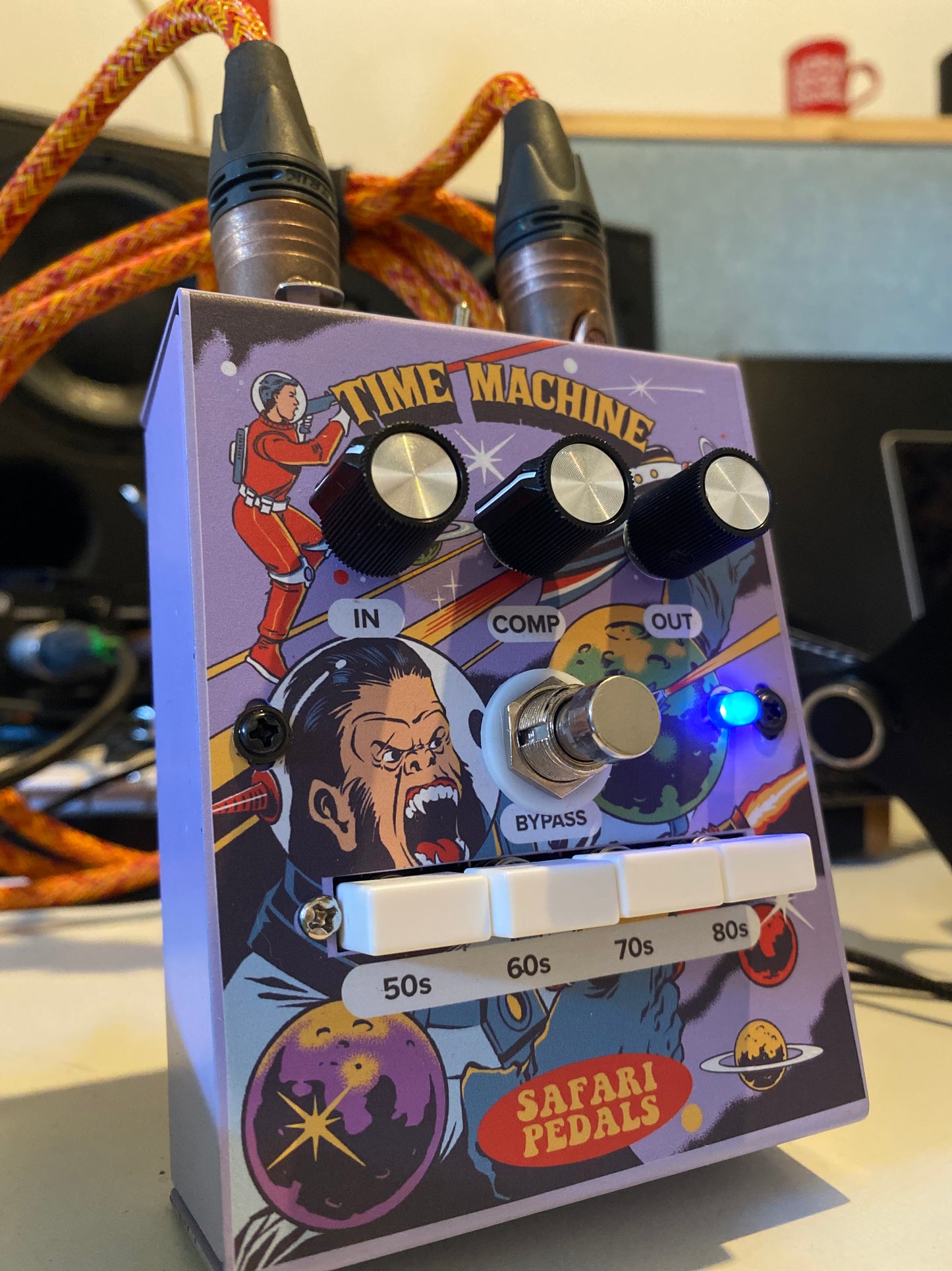 Time Machine hardware - Mic preamp and overdrive pedal with compression