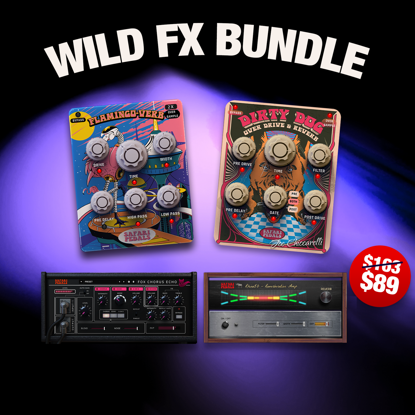 Wild FX Bundle - 4 crazy Fx plugins in 1 wild offer