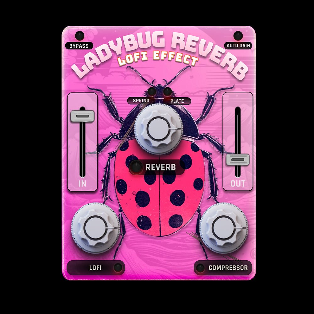 LadyBug Reverb - LoFi Reverb machine – Safari Pedals