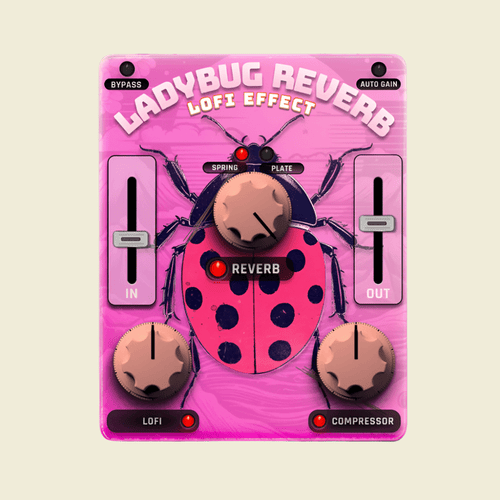 LadyBug Reverb - LoFi Reverb machine - Safari Pedals