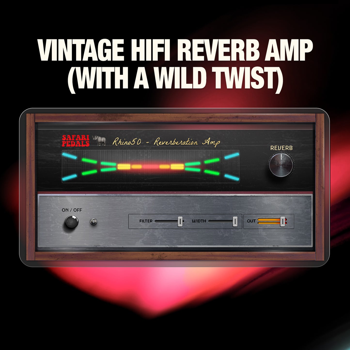 Rhino Reverb - Vintage HiFi Reverb amp, with a wild twist