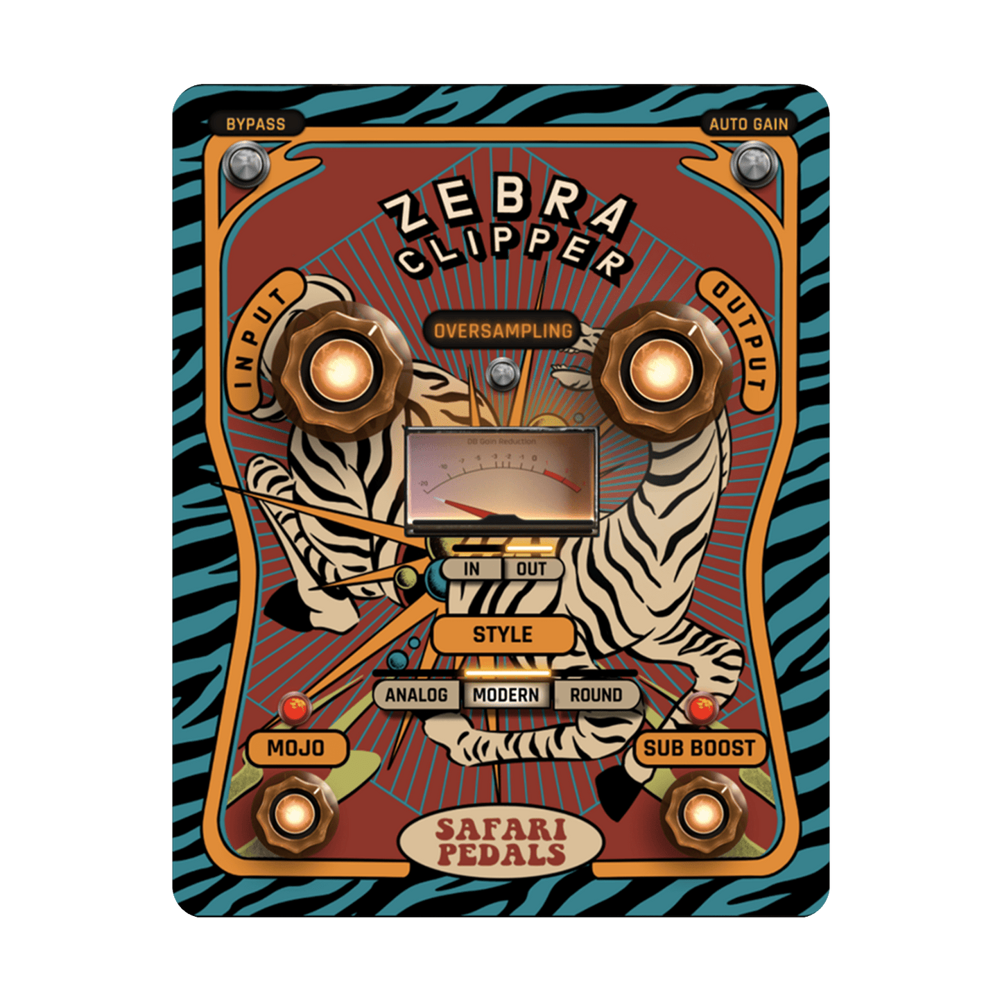 Zebra Clipper - Classic Clipper gone wild - Safari Pedals